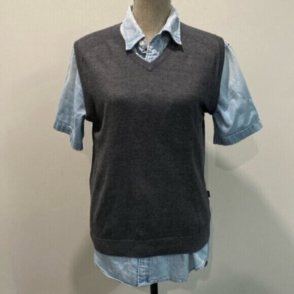 Mexx Gray Fitted sweater Vest - Picture 4 of 16